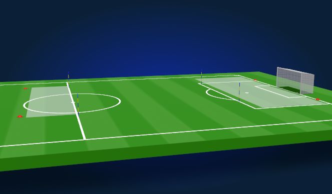 Football/Soccer Session Plan Drill (Colour): lung buster