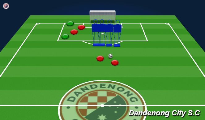 Football/Soccer Session Plan Drill (Colour): Animation 6