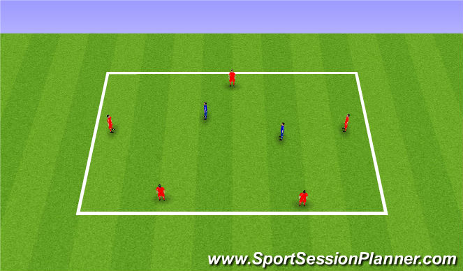 Football/Soccer Session Plan Drill (Colour): Screen 1