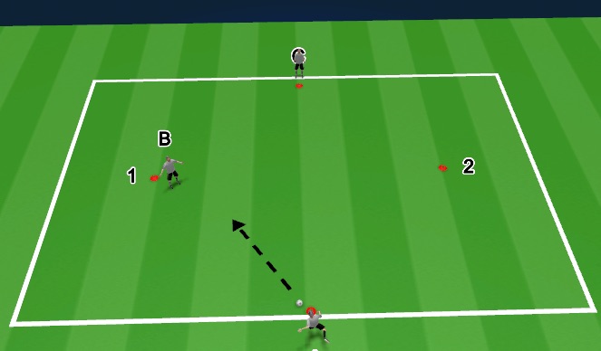 Football/Soccer Session Plan Drill (Colour): Passing/Movement