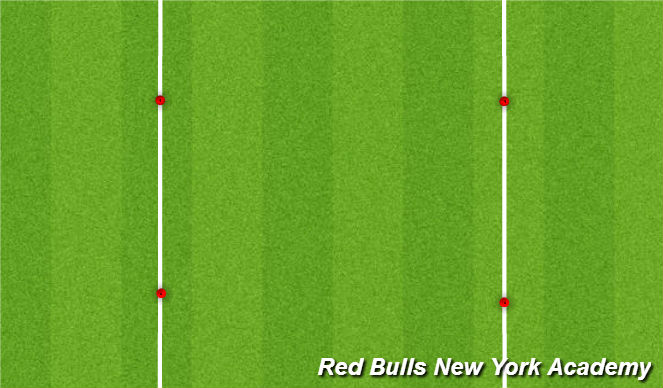 Football/Soccer Session Plan Drill (Colour): Warmup