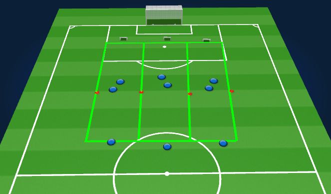 Football/Soccer Session Plan Drill (Colour): American football game 