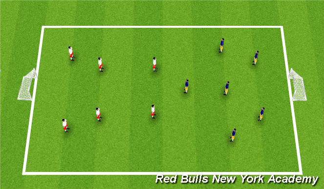 Football/Soccer Session Plan Drill (Colour): Game