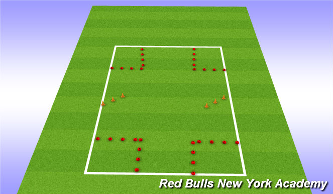 Football/Soccer Session Plan Drill (Colour): parking garage