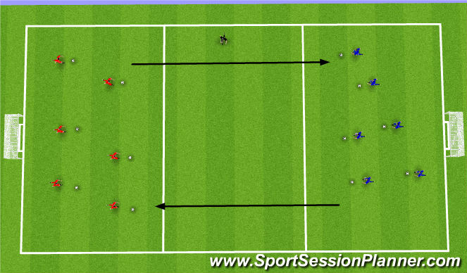 Football/Soccer Session Plan Drill (Colour): Week 2