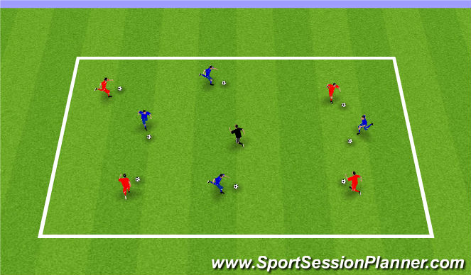 Football/Soccer Session Plan Drill (Colour): Week 5