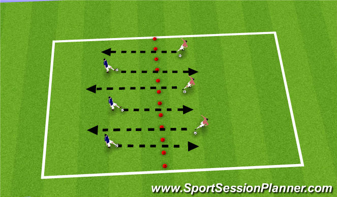 Football/Soccer Session Plan Drill (Colour): clean your room!