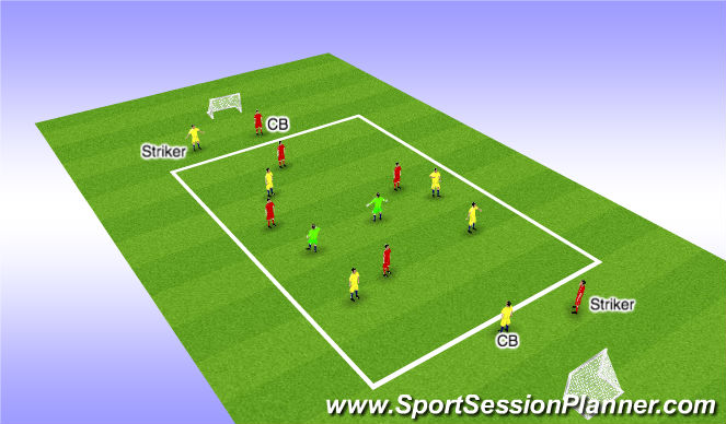 Football/Soccer Session Plan Drill (Colour): Possession - Training Game