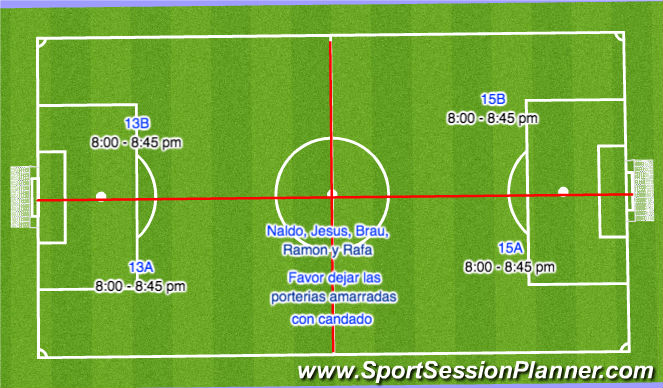 Football/Soccer Session Plan Drill (Colour): Segunda PArte
