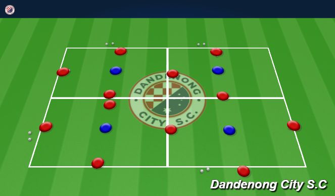 Football/Soccer Session Plan Drill (Colour): Screen 2