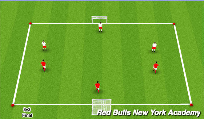 Football/Soccer Session Plan Drill (Colour): Condition Game
