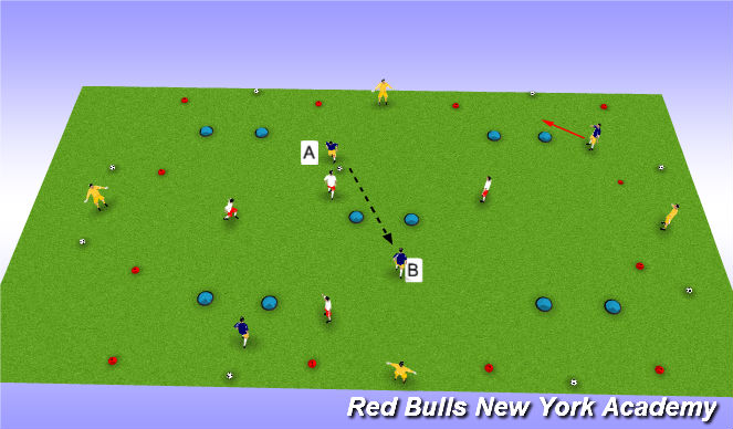Football/Soccer Session Plan Drill (Colour): CONDITION GAME