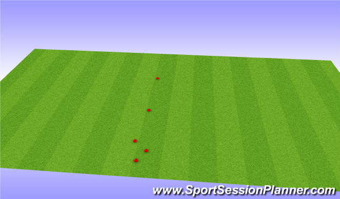 Football/Soccer Session Plan Drill (Colour): Warm up
