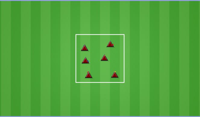 Fútbol Ejercicio del Plan de Sesiones (Color): OLE