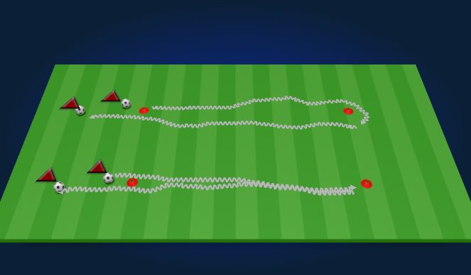 Football/Soccer Session Plan Drill (Colour): West Brom Ball Mastery