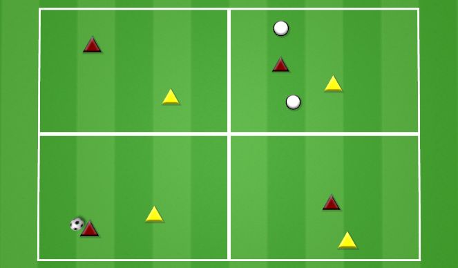 Football/Soccer Session Plan Drill (Colour): WEST BROM BALL PROTECTION