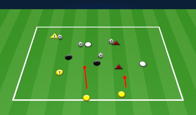 Football/Soccer Session Plan Drill (Colour): Save your partner Tag