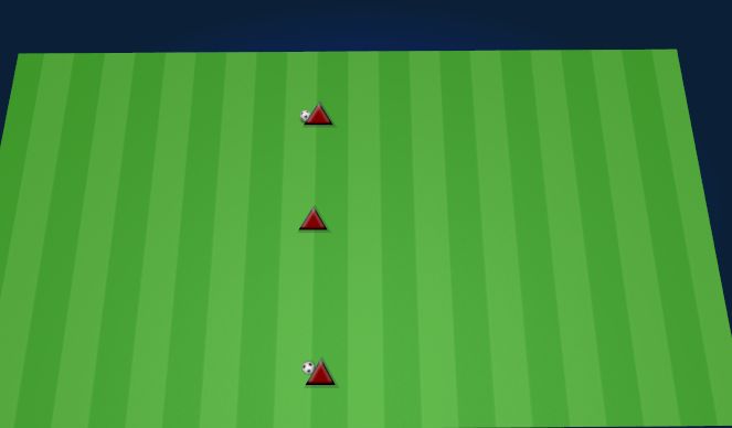 Football/Soccer Session Plan Drill (Colour): CHECK AND PLAY IN THREES