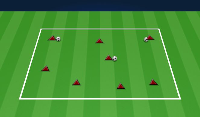 Football/Soccer Session Plan Drill (Colour): TRAP PASS MOVE