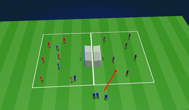 Football/Soccer Session Plan Drill (Colour): Screen 1