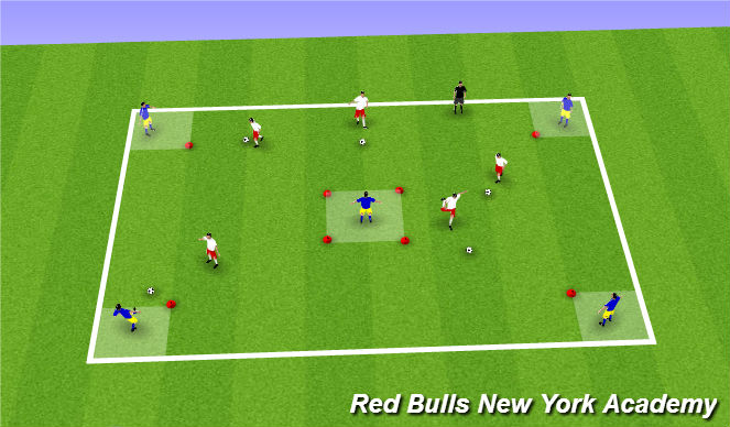Football/Soccer Session Plan Drill (Colour): Main Theme