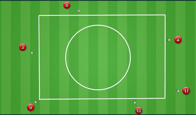 Football/Soccer Session Plan Drill (Colour): Screen 1