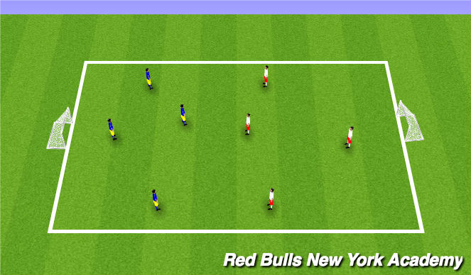 Football/Soccer Session Plan Drill (Colour): Free Play