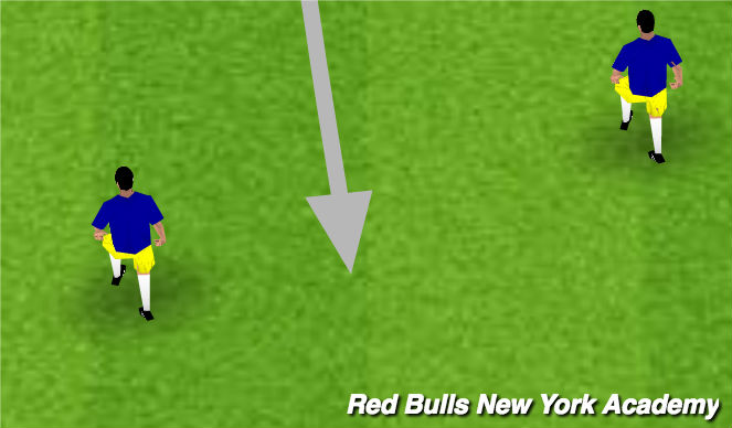 Football/Soccer Session Plan Drill (Colour): Warm up