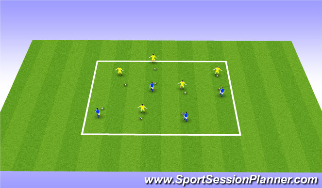 Football/Soccer Session Plan Drill (Colour): Screen 1