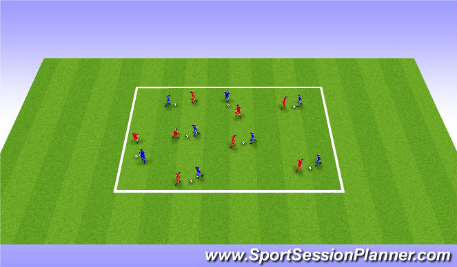 Football/Soccer Session Plan Drill (Colour): Screen 3
