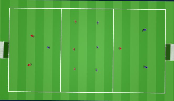 Football/Soccer Session Plan Drill (Colour): Festival Teams