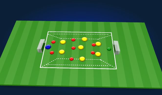Football/Soccer Session Plan Drill (Colour): Screen 4