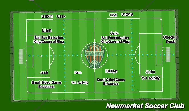 Football/Soccer Session Plan Drill (Colour): 6:30-7:30 and 7:30-8:30