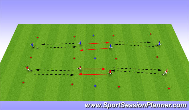 Football/Soccer Session Plan Drill (Colour): Screen 2