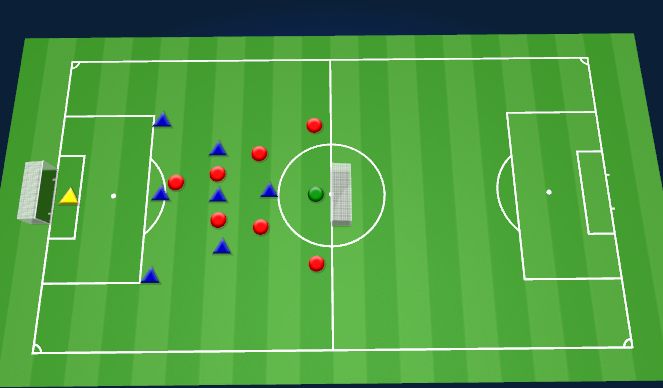 Football/Soccer Session Plan Drill (Colour): Small Sided Game 