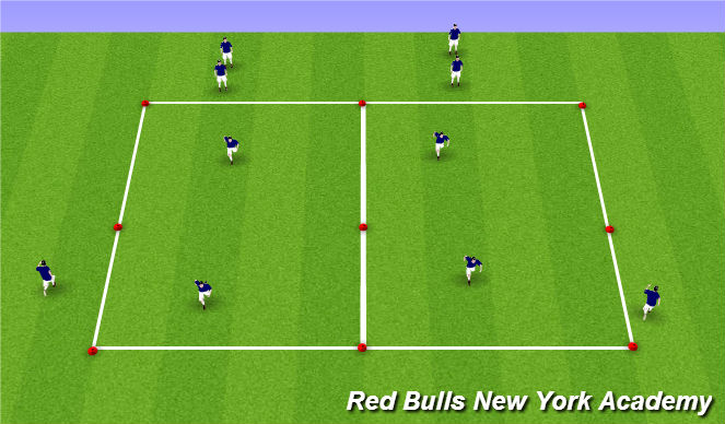Football/Soccer Session Plan Drill (Colour): SAQ