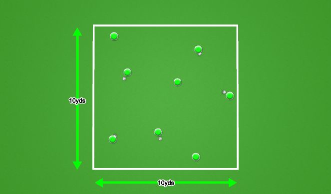 Football/Soccer Session Plan Drill (Colour): Ball Manipulation