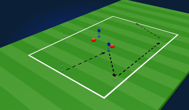 Football/Soccer Session Plan Drill (Colour): Version 2