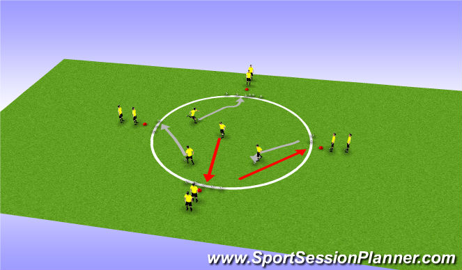 Football/Soccer Session Plan Drill (Colour): Screen 2