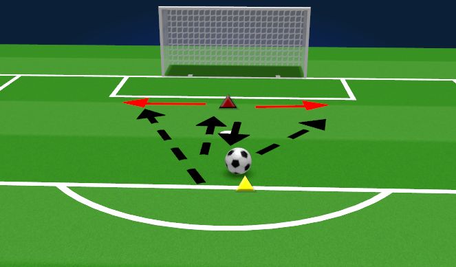 Football/Soccer Session Plan Drill (Colour): GOALKEEPER PHASE I