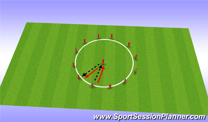 Football/Soccer Session Plan Drill (Colour): Possession - Skill Intro