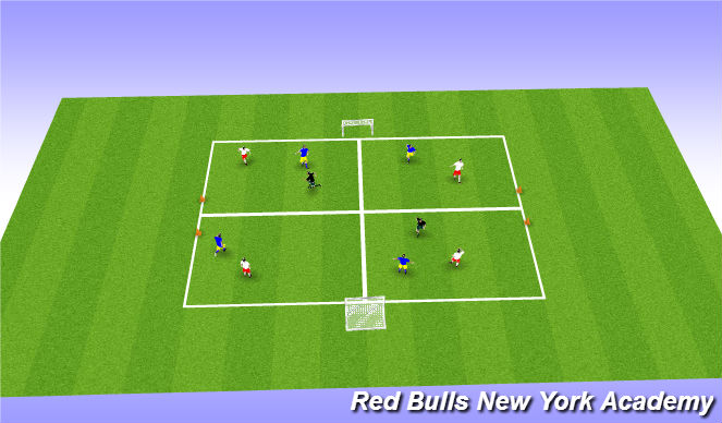 Football/Soccer Session Plan Drill (Colour): Screen 3