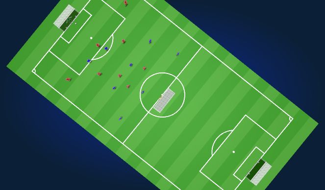 Football/Soccer Session Plan Drill (Colour): Screen 2