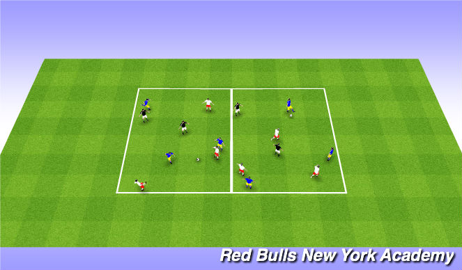 Football/Soccer Session Plan Drill (Colour): Main Theme