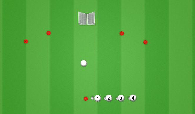 Football/Soccer Session Plan Drill (Colour): Animation 3