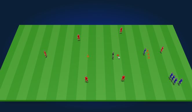 Football/Soccer Session Plan Drill (Colour): Screen 1