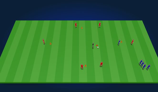 Football/Soccer Session Plan Drill (Colour): Screen 2