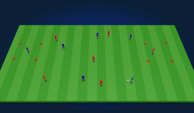 Football/Soccer Session Plan Drill (Colour): Screen 3