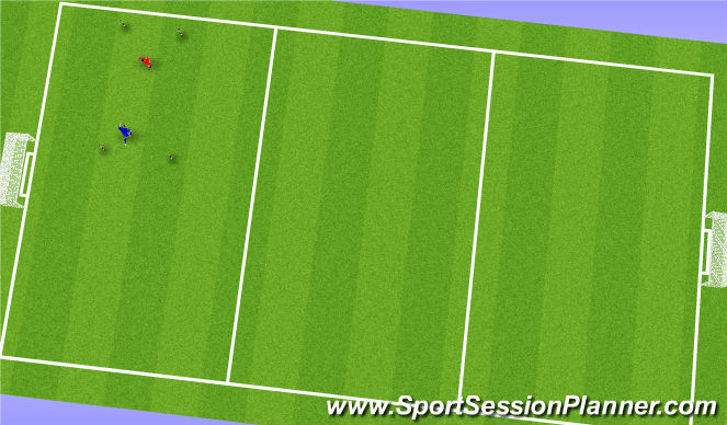 Football/Soccer Session Plan Drill (Colour): Drill #3
