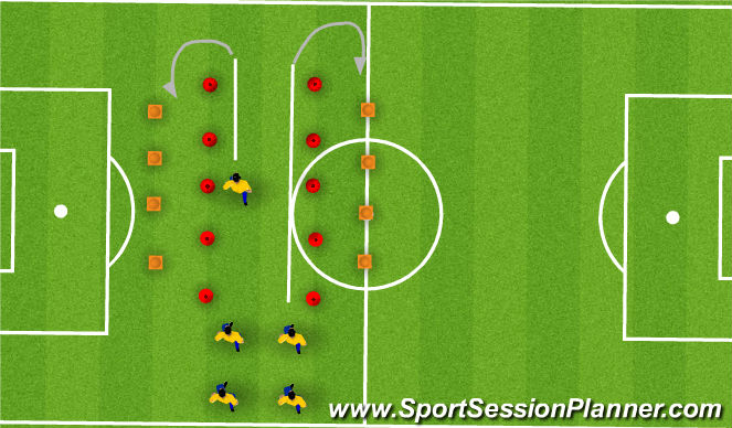 Football/Soccer Session Plan Drill (Colour): Screen 1